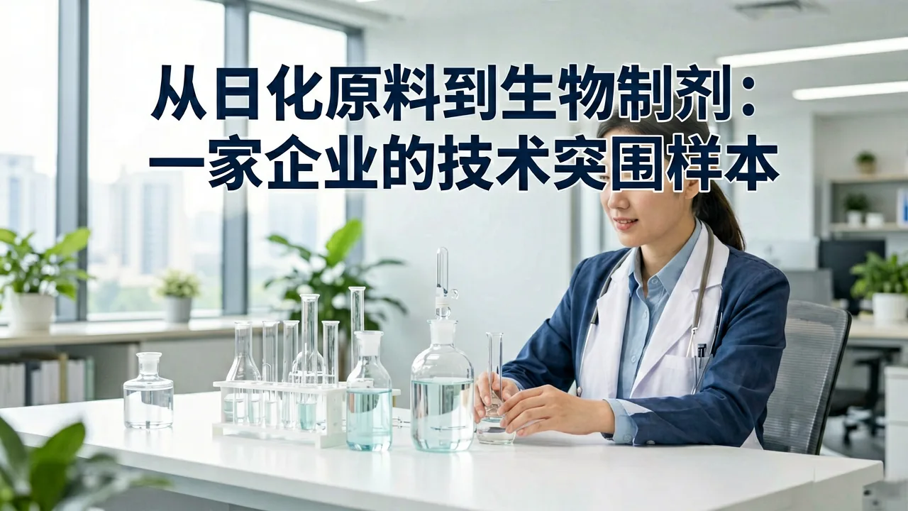 从日化原料到生物制剂:一家企业的技术突围样本